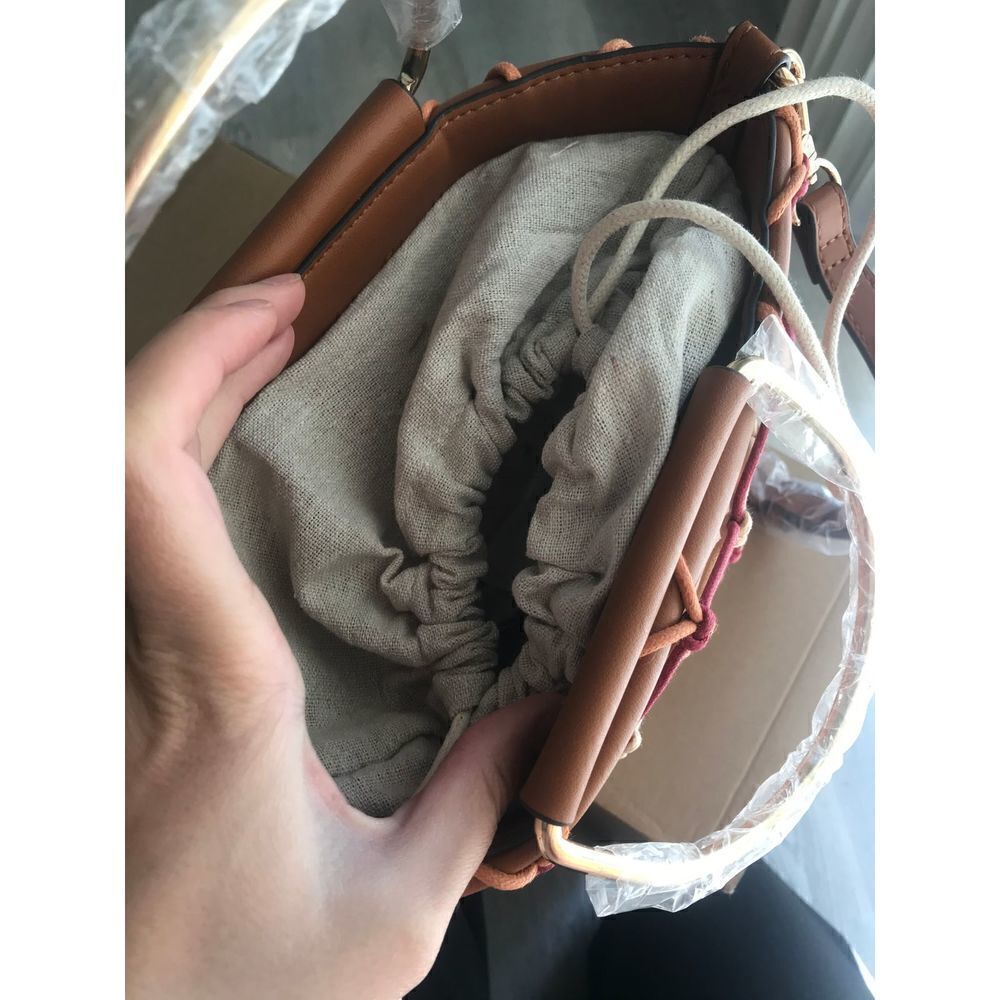 Bucket Net Bag Mango Drawstring Medium NWT - Picture 6 of 8
